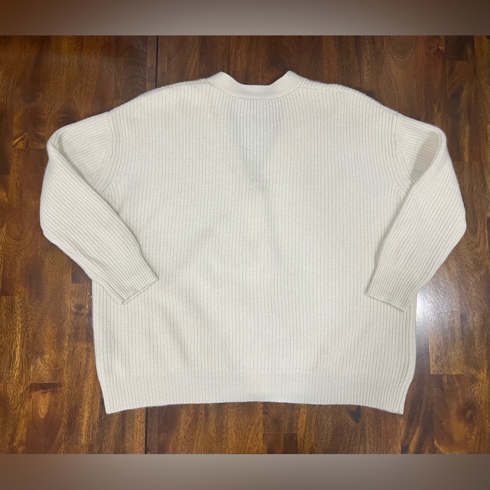 Jenni Kayne | 100% Cashmere Cocoon Cardigan | Ivory | XS - Picture 7 of 8
